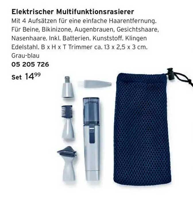 Elektrischer Multifunktionsrasierer