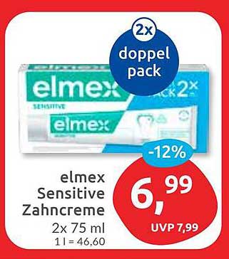 elmex Sensitive Zahnpasta Doppelpack