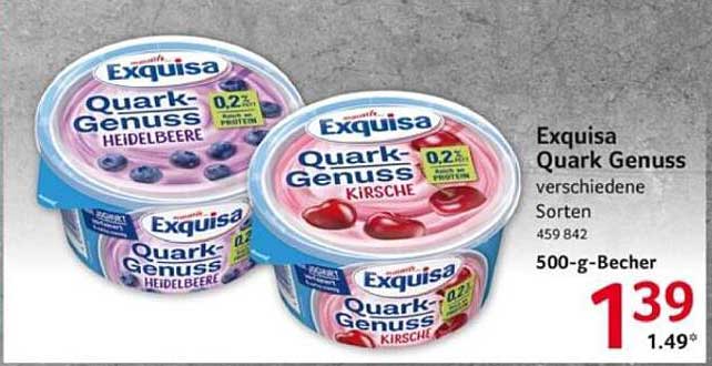 Exquisa Quark Genuss - verschiedene Sorten