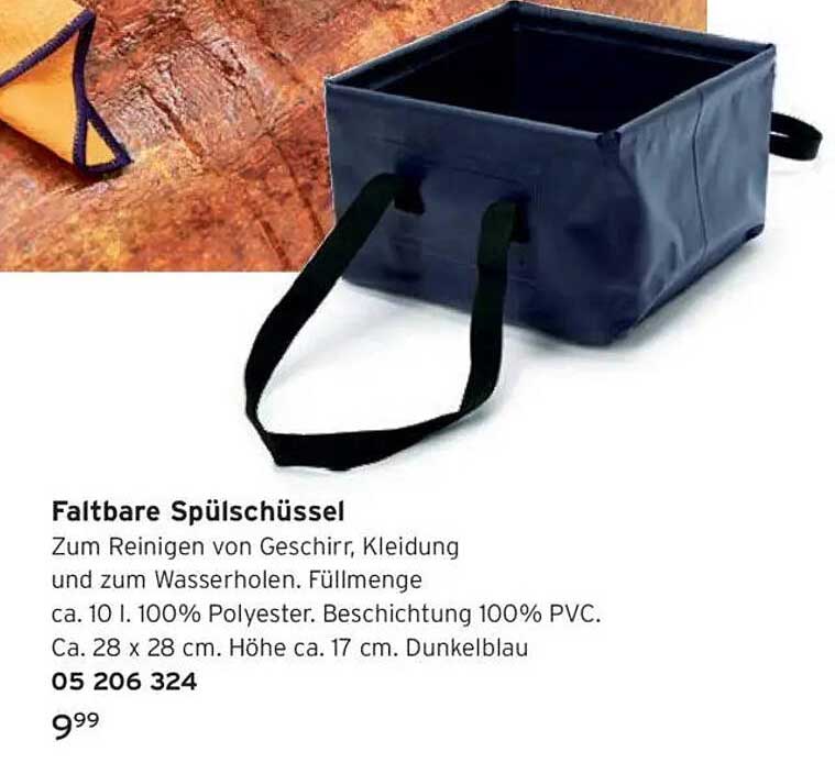 Faltbare Spülschüssel