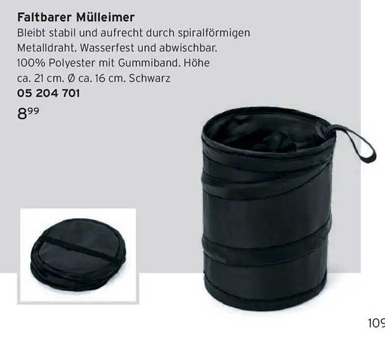 Faltbarer Mülleimer
