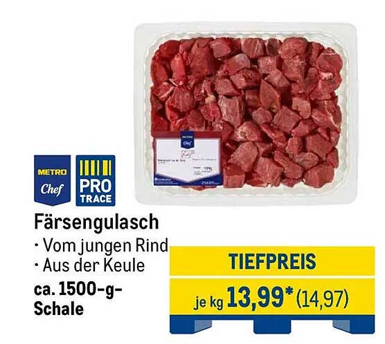 Färsen-Gulasch vom jungen Rind - METRO Chef
