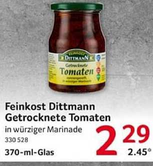 Feinkost Dittmann Getrocknete Tomaten in würziger Marinade