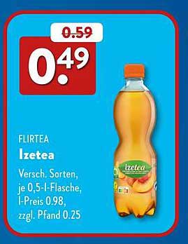 FLIRTEA Izetea - Geschmackserlebnis in verschiedenen Sorten