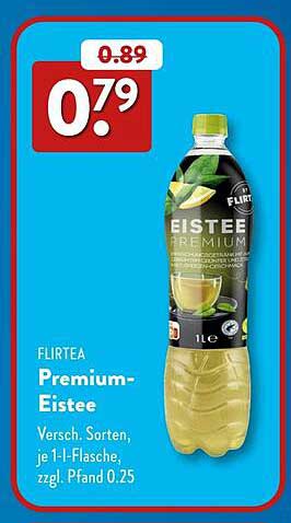 FLIRTEA Premium-Eistee 1L - Verschiedene Sorten