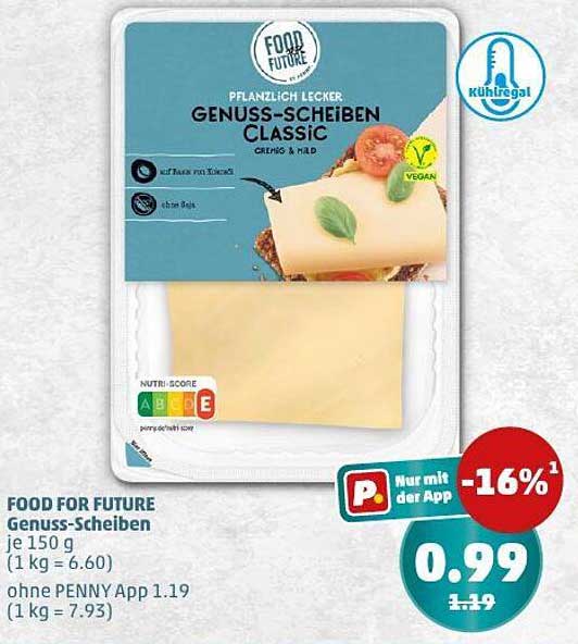 FOOD FOR FUTURE Genuss-Scheiben Classic 150 g