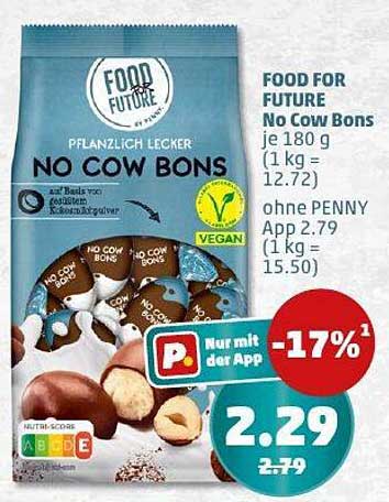 FOOD FOR FUTURE No Cow Bons je 180 g