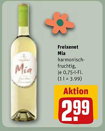 Freixenet Mia – harmonisch-fruchtig, je 0,75-l-Fl.