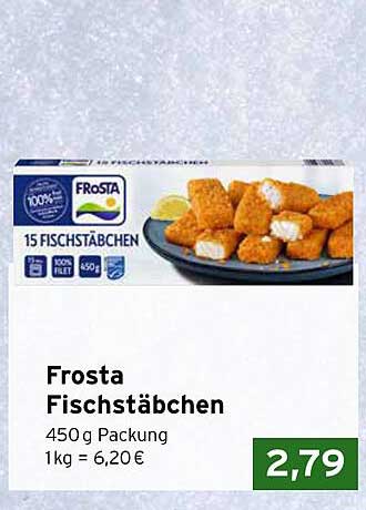 Frosta Fischstäbchen 450 g Packung
