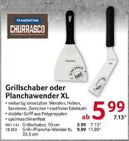 Grillschaber oder Planchawender XL von Tramontina