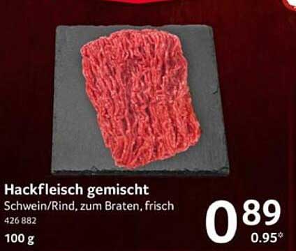 Hackfleisch gemischt - Schwein/Rind, zum Braten, frisch