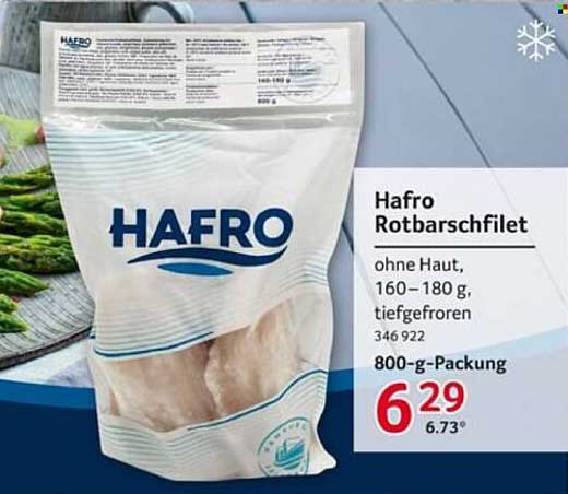 Hafro Rotbarschartfilet 800 g - Tiefgefroren