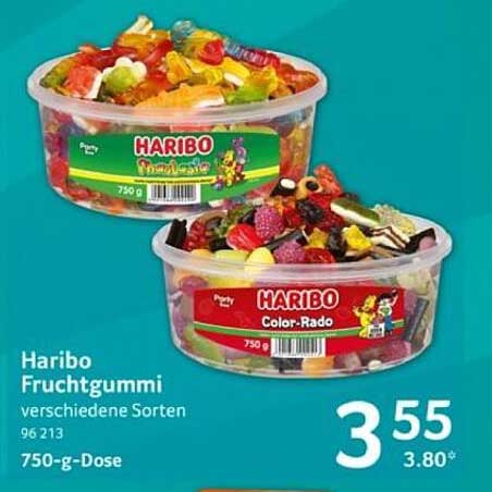 Haribo Fruchtgummi verschiedene Sorten