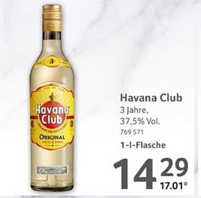 Havana Club 3 Jahre Rum, 37,5% Vol.