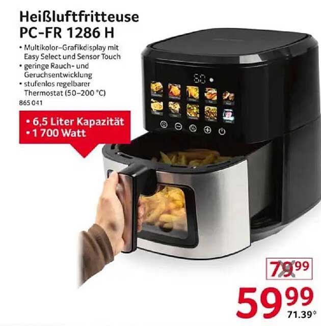 Heißluftfritteuse PC-FR 1286 H