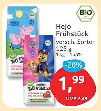 Hejo Frühstück, verschiedene Sorten 125 g