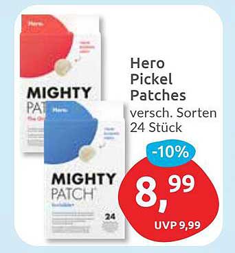 Hero Pickel Patches - verschiedene Sorten, 24 Stück
