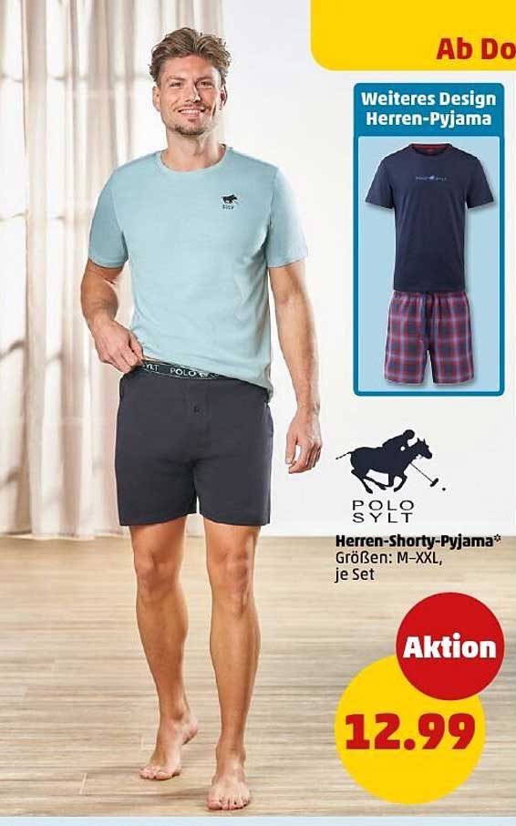 Herren-Shorty-Pyjama von POLO SYLT