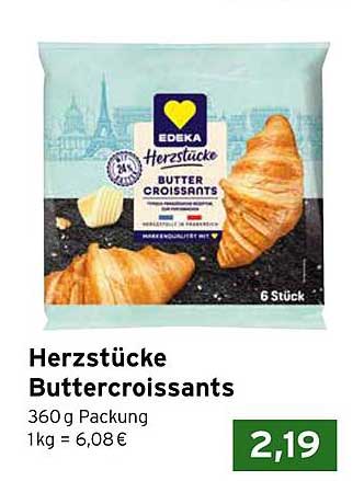 Herzstücke Buttercroissants