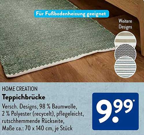 HOME CREATION Teppichbrücke