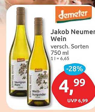 Jakob Neumuen Wein, verschiedene Sorten 750 ml