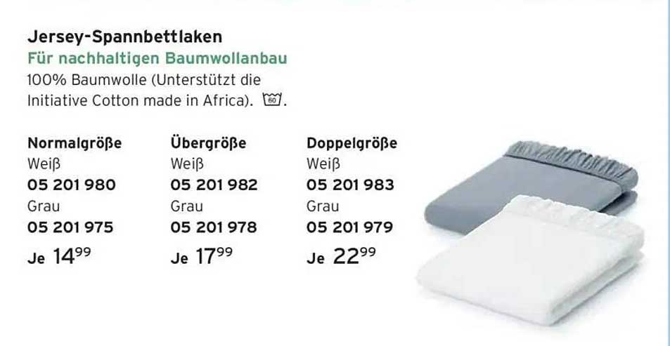 Jersey-Spannbettlaken für nachhaltigen Baumwollanbau