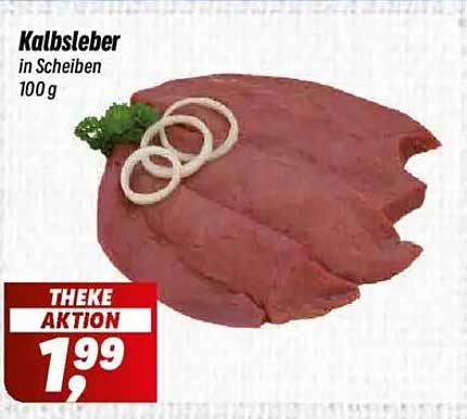 Kalbsleber in Scheiben 100 g