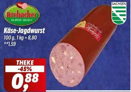 Käse-Jagdwurst - Dreifache Portion für Ihr Geschmackserlebnis
