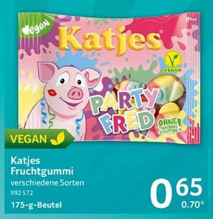 Katjes Fruchtgummi Party Fred 175g - verschiedene Sorten