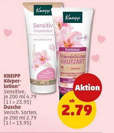 KNEIPP Körperlotion und Duschbalsam – Hautpflege für jede Gelegenheit