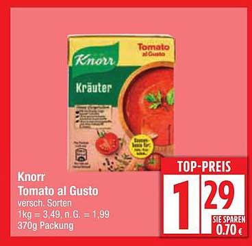 Knorr Tomate al Gusto 370g - verschiedene Sorten