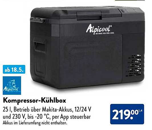 Kompressor-Kühlbox