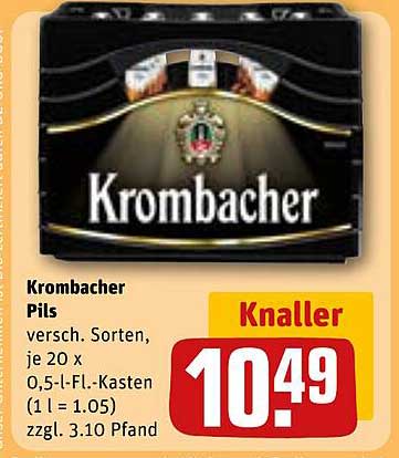Krombacher Pils 20 x 0,5-l-Box