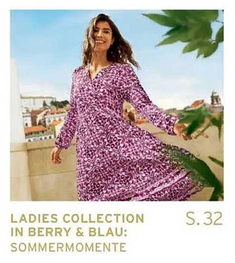 LADIES COLLECTION IN BERRY & BLAU: SOMMERMOMENTE