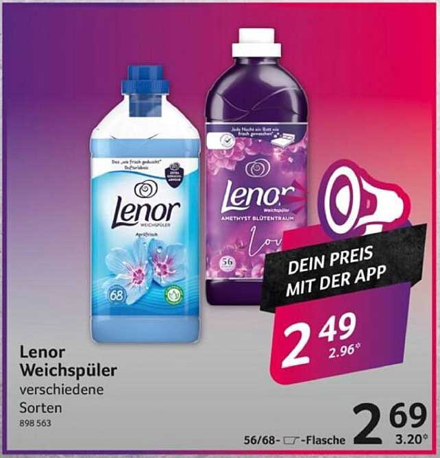 Lenor Weichspüler - verschiedene Sorten