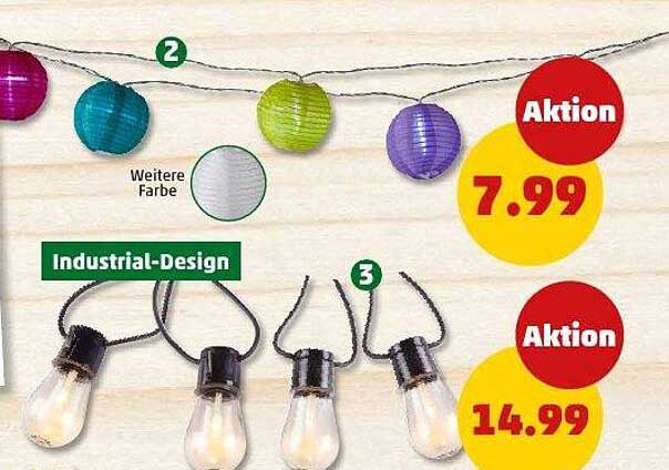 Lichterkette im Industrial-Design