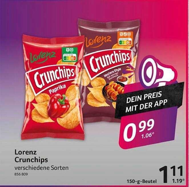 Lorenz Crunchips verschiedene Sorten