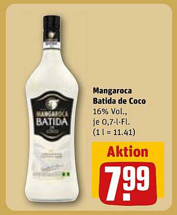Mangarooca Batida de Coco 0,7 l - 16% Vol.