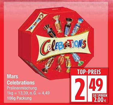 Mars Celebrations Pralinenmischung 186g