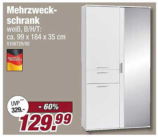 Mehrzweckschrank in Weiß - die perfekte Lösung für Ihr Zuhause