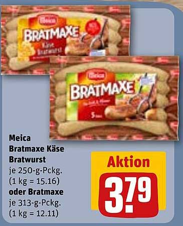 Meica Bratmaxe Käse Bratwurst
