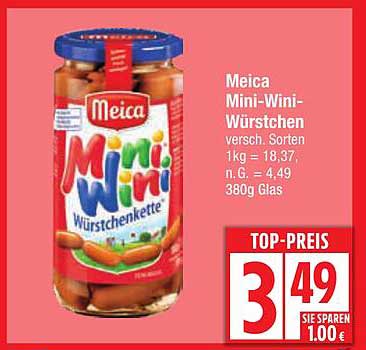 Meica Mini-Wini-Würstchen 380g Glas