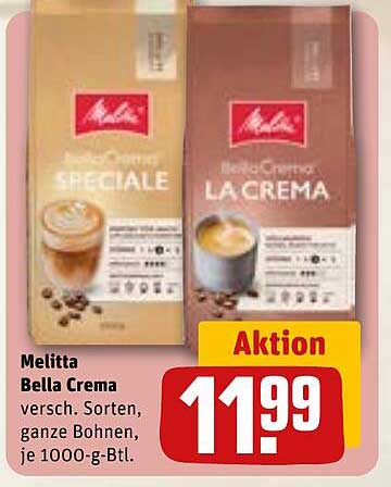 Melitta Bella Crema Ganze Bohnen 1000-g-Btl.