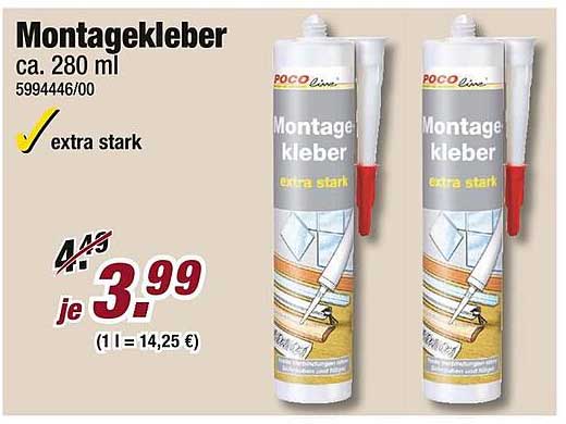 Montagekleber extra stark - 280 ml
