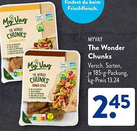 My Vay The Wonder Chunks - Diverse Sorten, 185 g-Packung