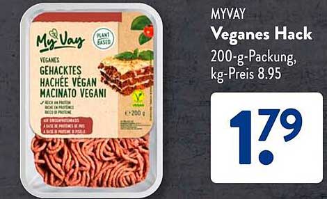 MYVAY Veganes Hack 200-g-Packung