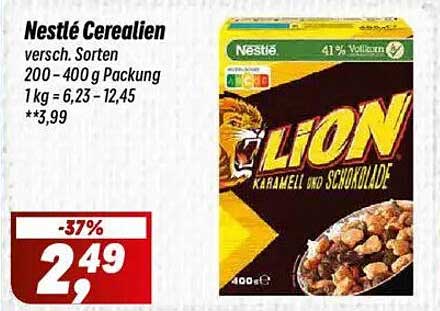 Nestlé CEREALIEN LION Karamell und Schokolade 400 g