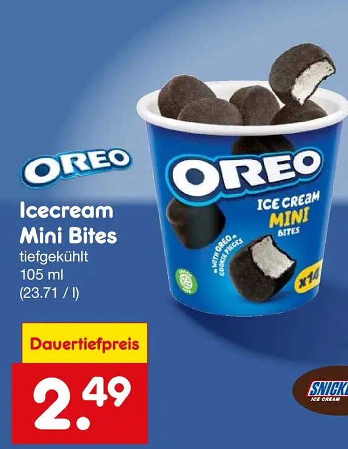 Oreo Ice Cream Mini Bites 105 ml