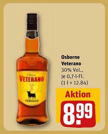 Osborne Veterano 30% Vol., je 0,7-L-Fl.