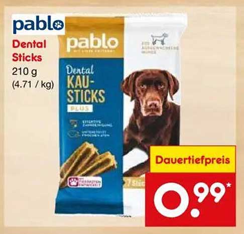 pablo Dental Sticks 210 g